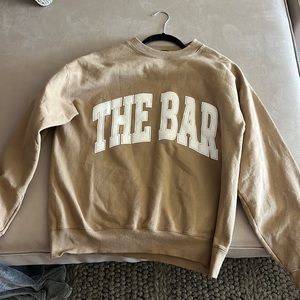 The BAR varsity sweatshirt